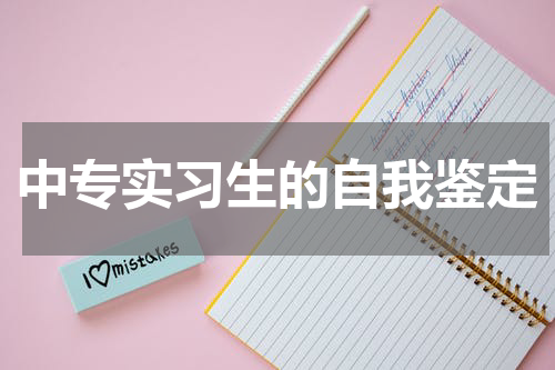 中专实习生的自我鉴定