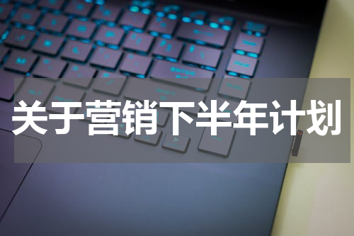 关于营销下半年计划