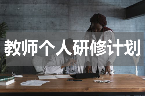 教师个人研修计划