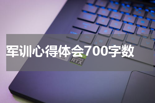 军训心得体会700字数