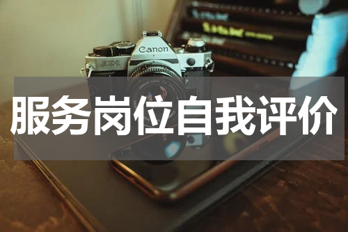 服务岗位自我评价