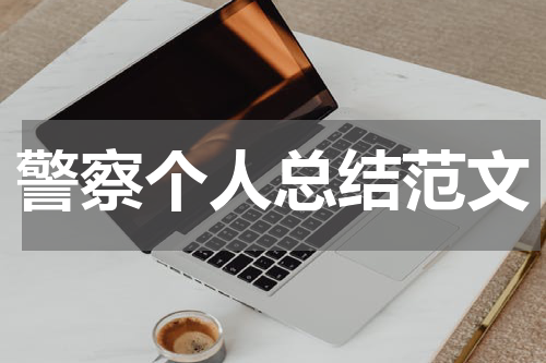 警察个人总结范文