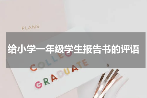 给小学一年级学生报告书的评语