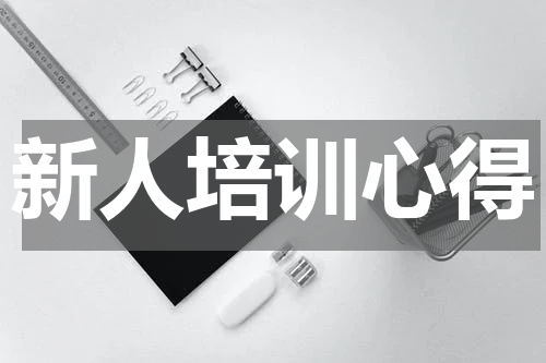 新人培训心得