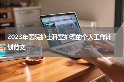 2023年医院护士科室护理的个人工作计划范文