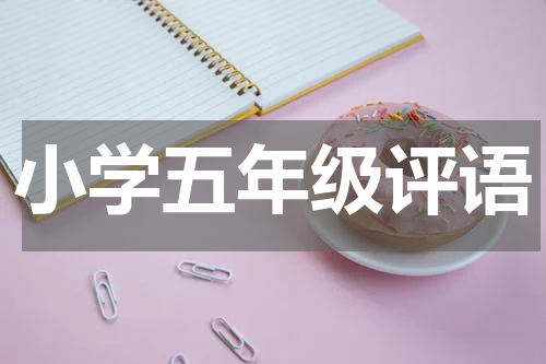 小学五年级评语