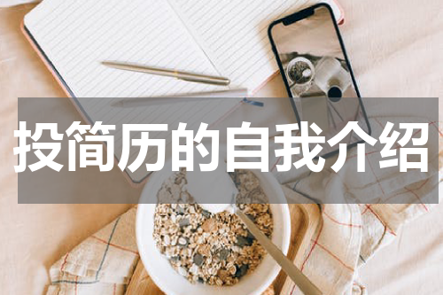 投简历的自我介绍