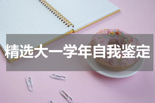 精选大一学年自我鉴定