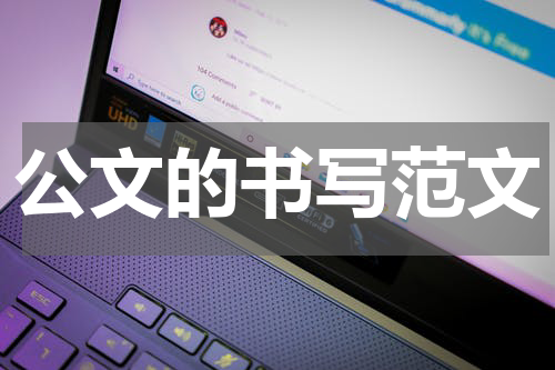 公文的书写范文