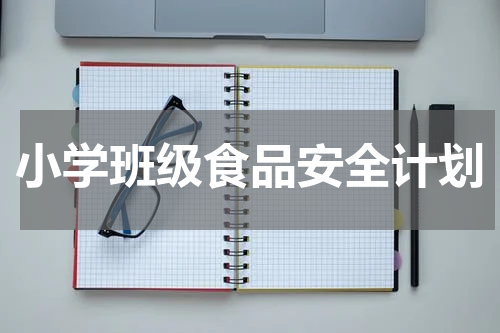 小学班级食品安全计划