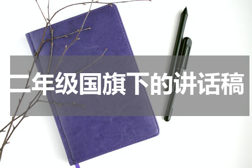 二年级国旗下的讲话稿