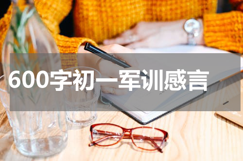 600字初一军训感言