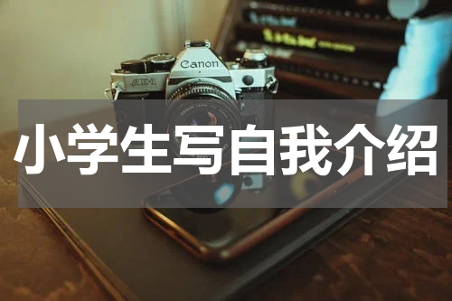 小学生写自我介绍