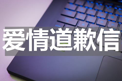爱情道歉信