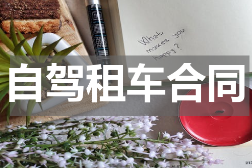 自驾租车合同