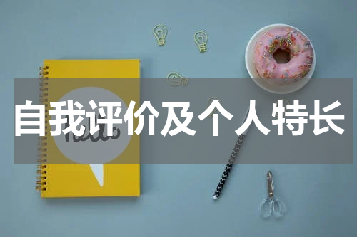 自我评价及个人特长