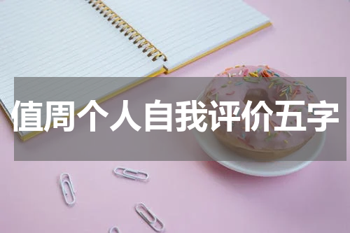 值周个人自我评价五字
