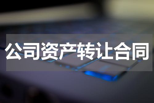 公司资产转让合同
