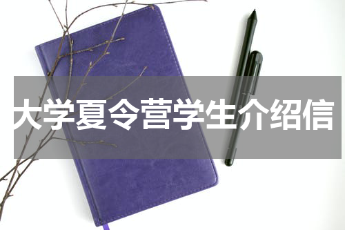 大学夏令营学生介绍信