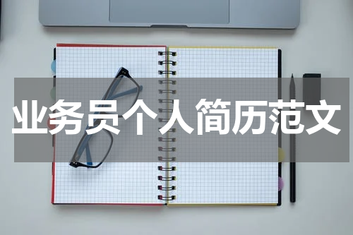 业务员个人简历范文