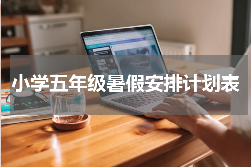 小学五年级暑假安排计划表
