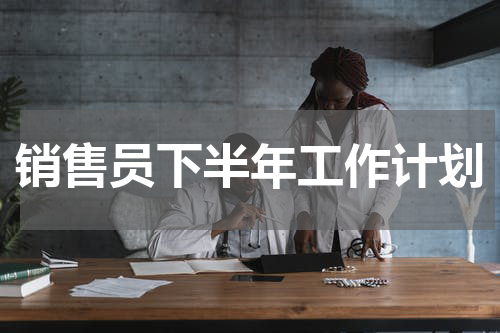 销售员下半年工作计划