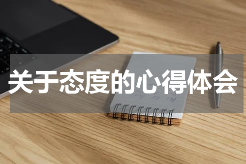 关于态度的心得体会