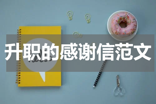 升职的感谢信范文