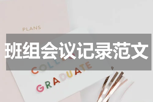 班组会议记录范文