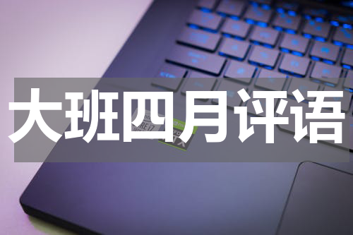 大班四月评语