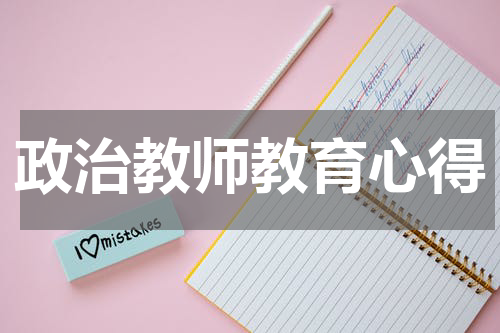 政治教师教育心得