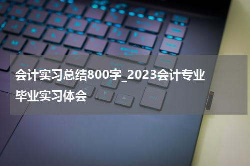 会计实习总结800字_2023会计专业毕业实习体会