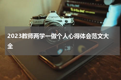 2023教师两学一做个人心得体会范文大全