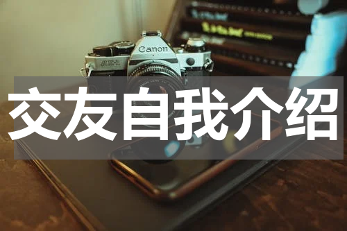 交友自我介绍