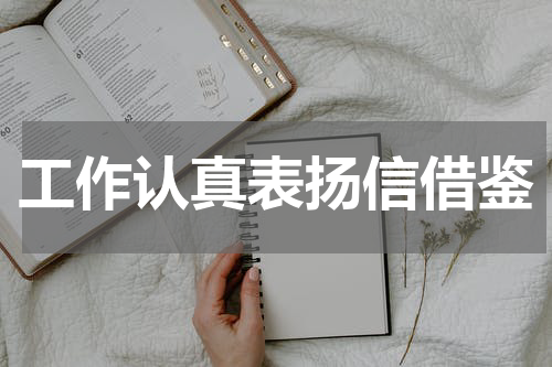 工作认真表扬信借鉴