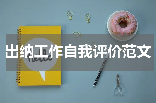 出纳工作自我评价范文