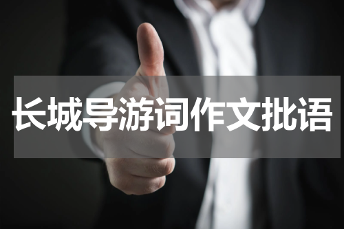长城导游词作文批语