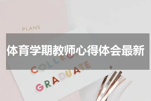 体育学期教师心得体会最新