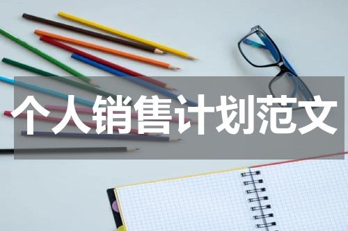 个人销售计划范文