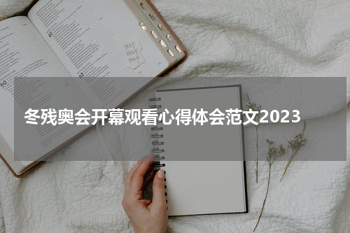 冬残奥会开幕观看心得体会范文2023