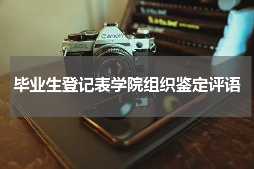毕业生登记表学院组织鉴定评语