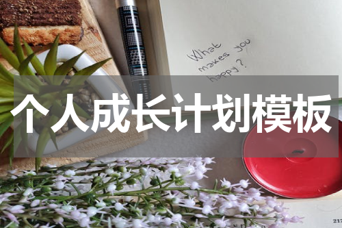 个人成长计划模板