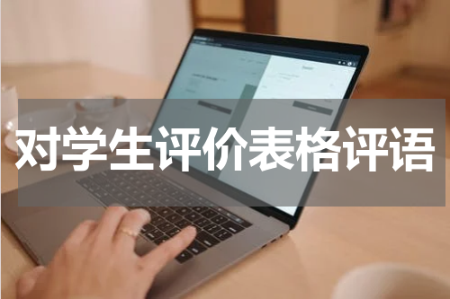 对学生评价表格评语
