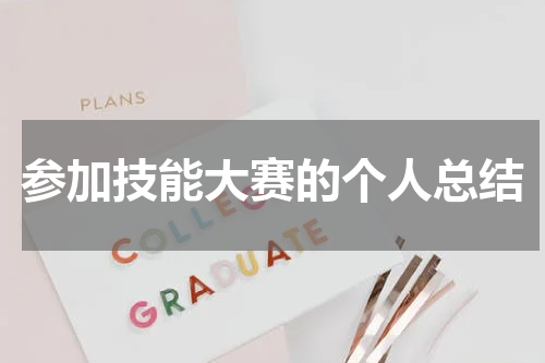 参加技能大赛的个人总结