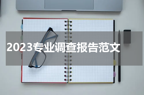 2023专业调查报告范文