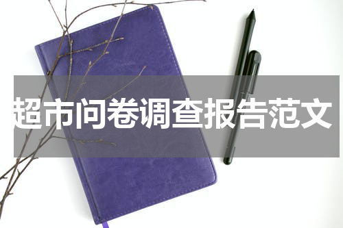 超市问卷调查报告范文