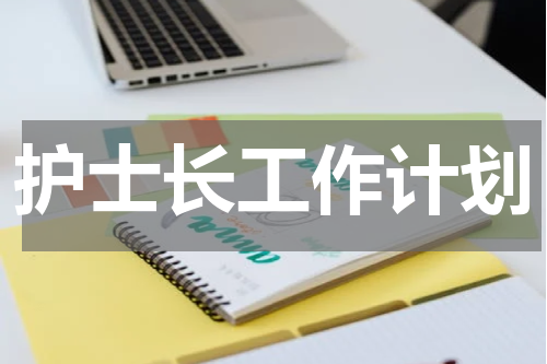 护士长工作计划