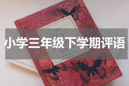 小学三年级下学期评语