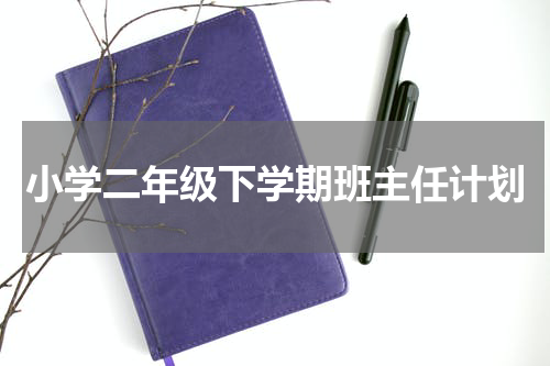 小学二年级下学期班主任计划