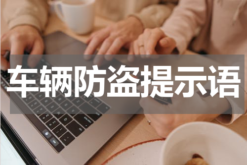 车辆防盗提示语